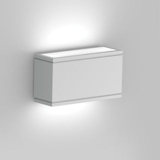 WAC Lighting Rubix LED Outdoor Rectangular Up and Down Wall Light, White