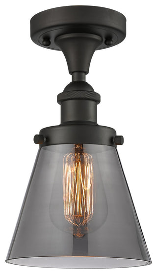 INNOVATIONS LIGHTING 916-1C-OB-G63 Small Cone 1 Light Semi-Flush Mount