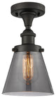 INNOVATIONS LIGHTING 916-1C-OB-G63 Small Cone 1 Light Semi-Flush Mount