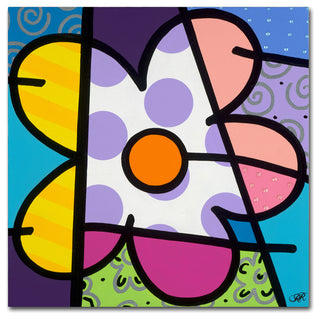 Roberto Rafael 'Big Flower I' Canvas Art