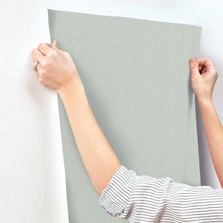 Dutch Braid Wallpaper, Sage