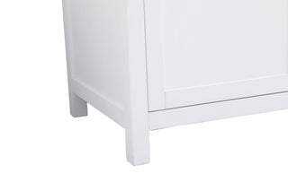 60" Double Bathroom Vanity, White