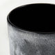 Squally 8.0Lx8.0Wx8.6H Black/Brown Ceramic Ombre Textured Vase