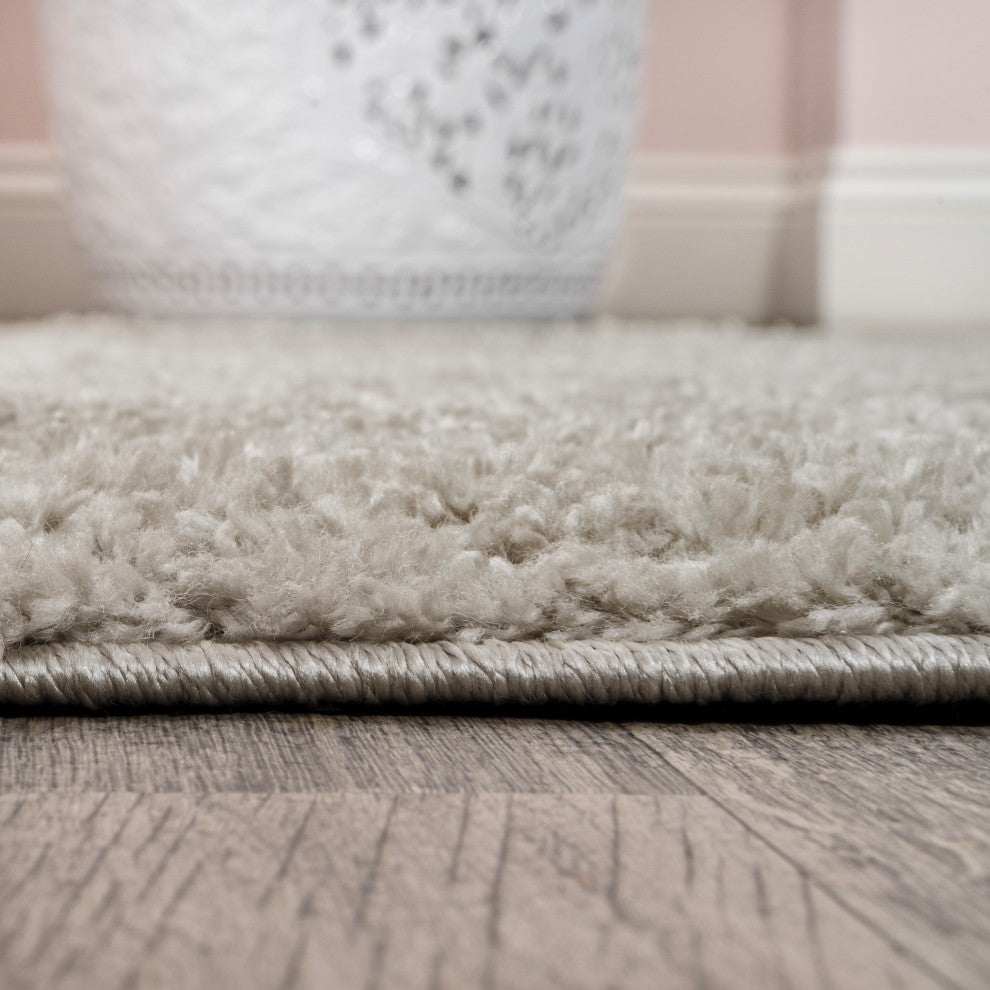 Catala Moroccan Diamond Shag Rug, Gray/Ivory, 8 Ft. X 10 Ft.