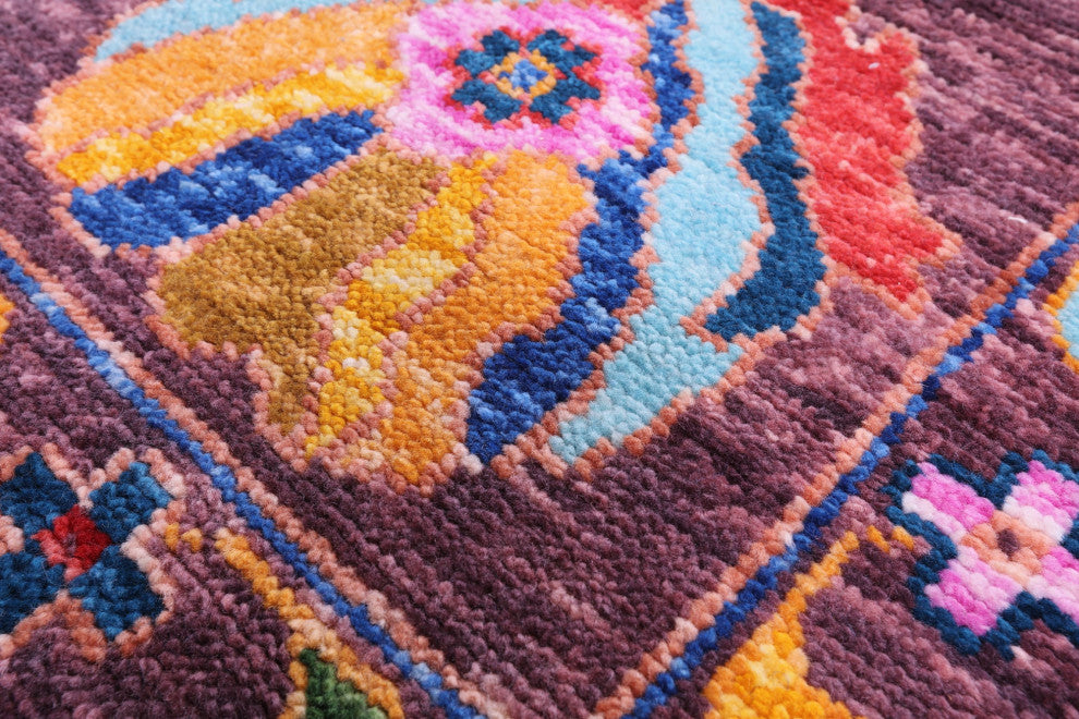 10' 0" X 13' 9" Hand Knotted Turkish Oushak Wool Rug - Q16100