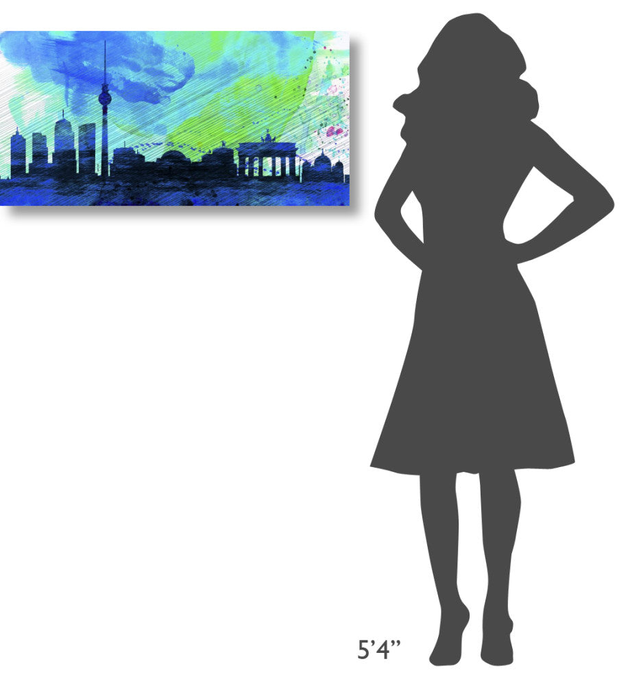 "Berlin City Skyline" Fine Art Print