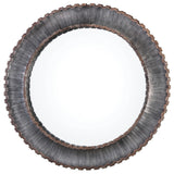 Tanaina Silver Round Mirror