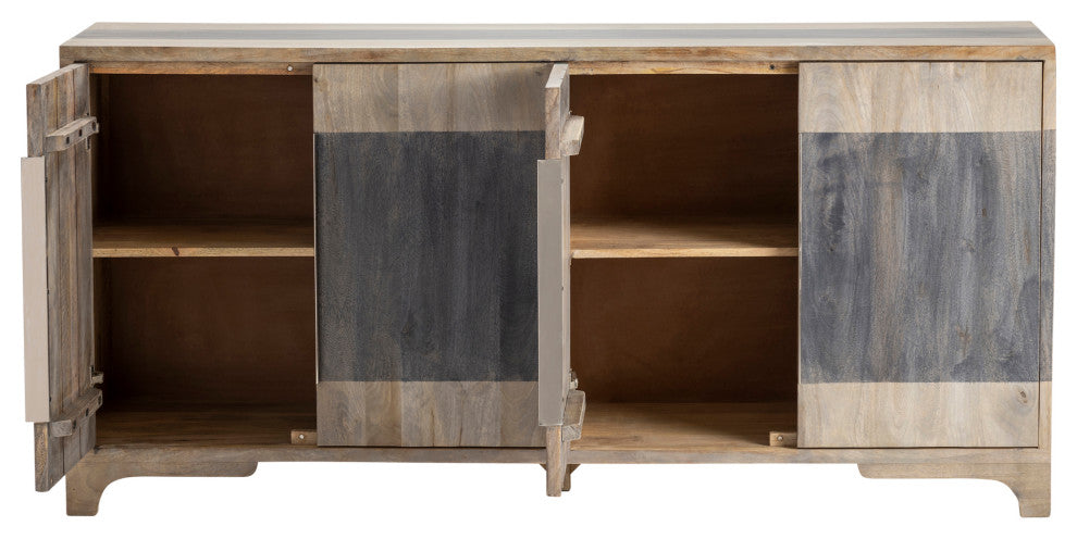 Laurelwood Four-Door Mango Wood Sideboard