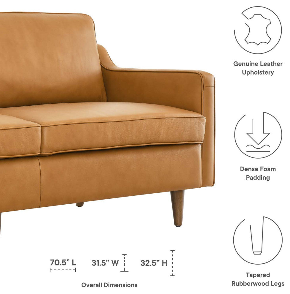 Impart Genuine Leather Sofa