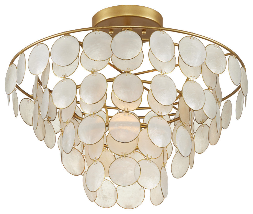 Bon Vivant Small Semi-Flush Mount