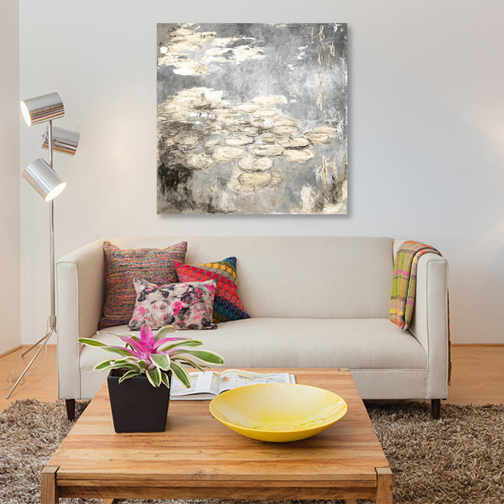 "Nympheas IV" by 5by5collective, Canvas Print, 26"x26"