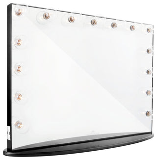 Hollywood Glow Pro Vanity Mirror, Pro Black, Frosted Bulb, Non-Bluetooth