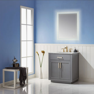 Livorno 24" Rectangle Frameless Modern LED Bathroom Vanity Mirror