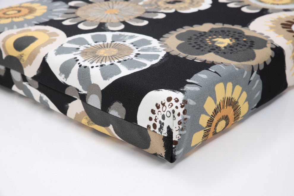 Crosby Bench Cushion, Black