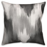 Abstract Gray Pattern 20x20 Spun Poly Pillow Cover