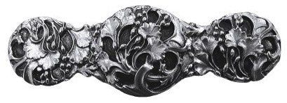 Notting Hill Florid Leaves Pull - Satin Nickel