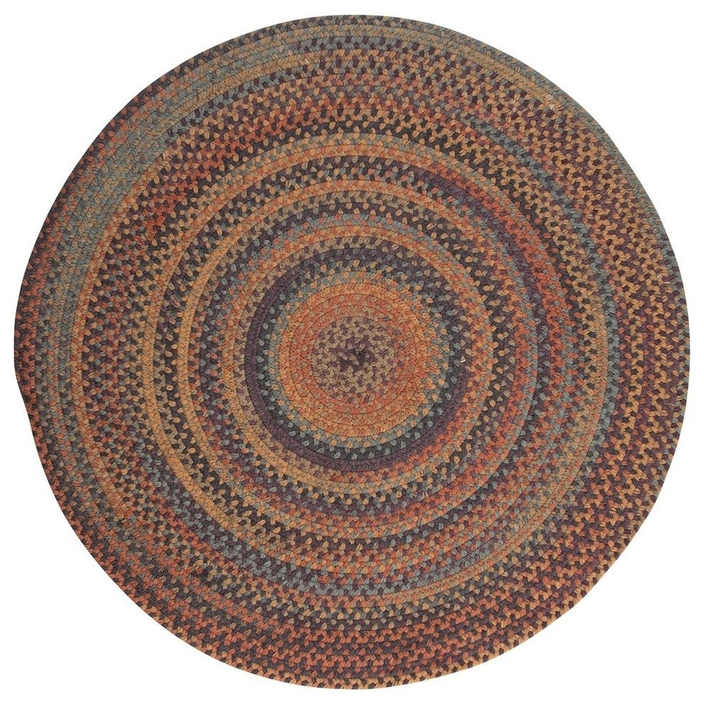 Colonial Mills Rustica RU20 Floral Burst Traditional Area Rug, Round 10'x10'