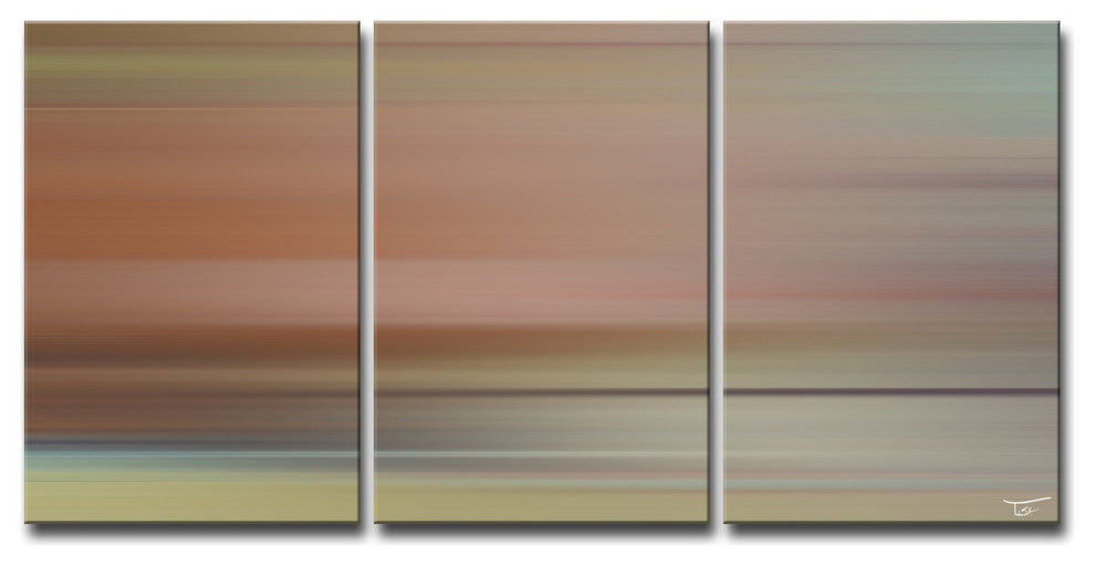 Ready2Hangart  'Blur Stripes Liii' By Tristan Scott Canvas Art Set, 3 Panels
