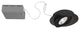 BAZZ Integrated LED Dimmable Directional 4" Recessed Light Fixture Matte Black