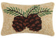 Pine Cone Hook Pillow