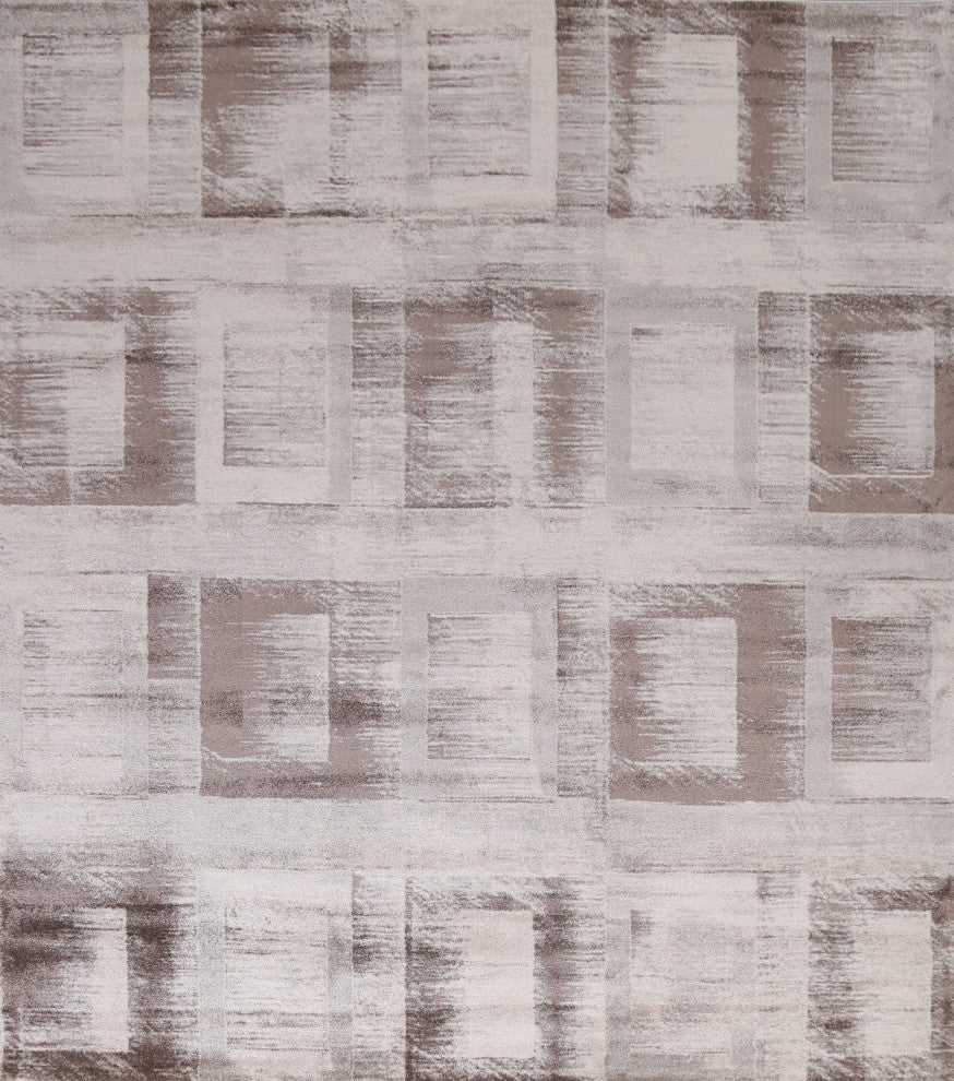 Geometric Transitional Oriental Turkish Rug Contemporary Carpet 10x10