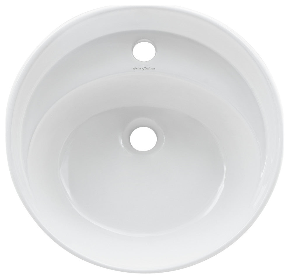 Calice 18" Wall-Mount Bathroom Sink