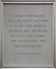 Douglass Quote, Foglihten On Gray Background