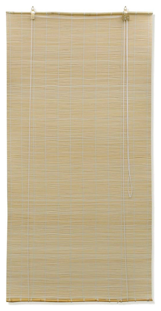 Natural Bamboo Roller Blinds 31.5"x63"