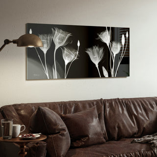 "Gentian Xray" Frameless Free Floating Panel Graphic Wall Art, 24"x48"
