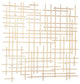 Iquara Small Gold Square Metal Wall Art