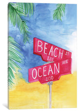 "Beach Avenue" by Rongrong DeVoe, 26x18x1.5