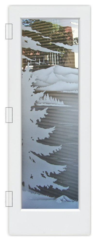 Interior Prehung Door or Interior Slab Door - Lake Arrowhead - Primed - 30"...