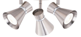 Alto 3-Light Directional Light, Brushed Nickel With Chrome