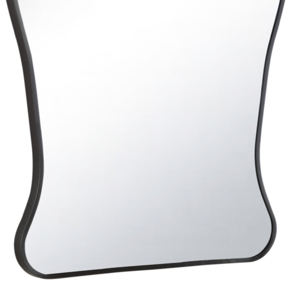 Piero Metal Mirror, Black