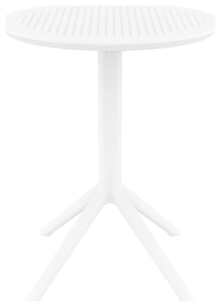 Sky Round Folding Table 24" White