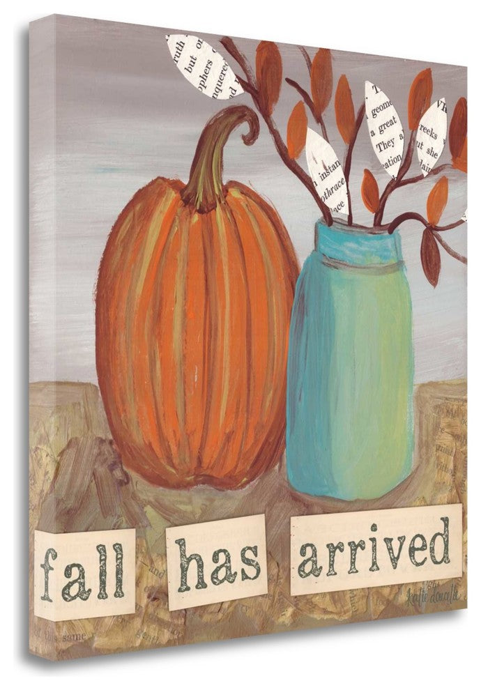 "Fall Has Arrived" By Katie Doucette, Giclee Print on Gallery Wrap Canvas
