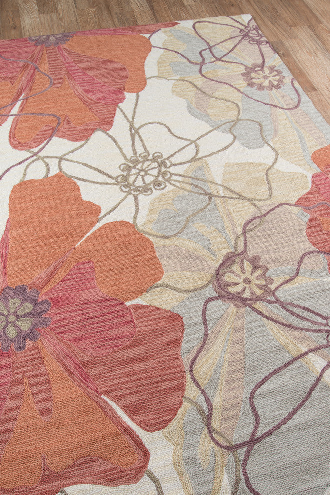 Momeni Summit Sum-8 Floral Rug, Sand, 2'3"x7'6" Runner