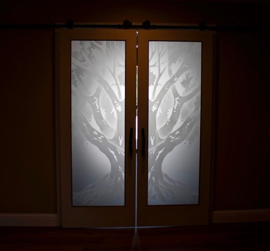 Interior Prehung Door or Interior Slab Door - Oak Tree II - Primed - 24" x...
