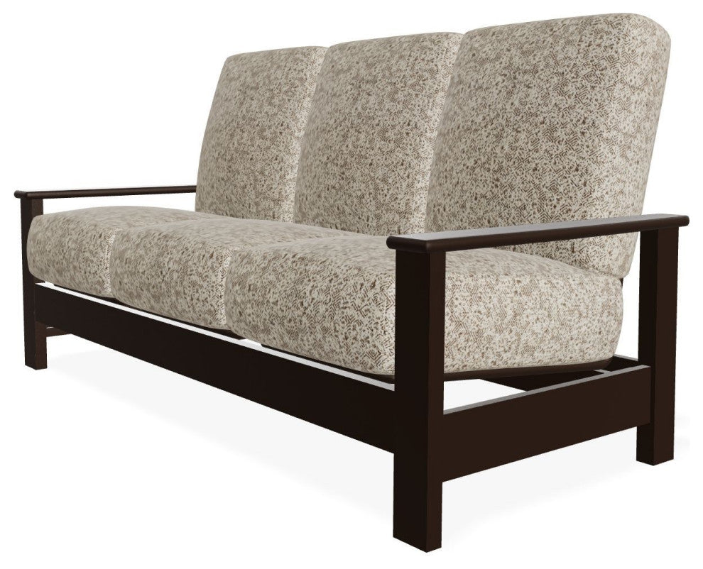 Leeward Deep Seat 3-Seat Outdoor Sofa, Restore Sparrow/Kona
