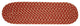 Rhody Rug Easy Living Stair Tread Rug, Warm Earth, 8"X28"