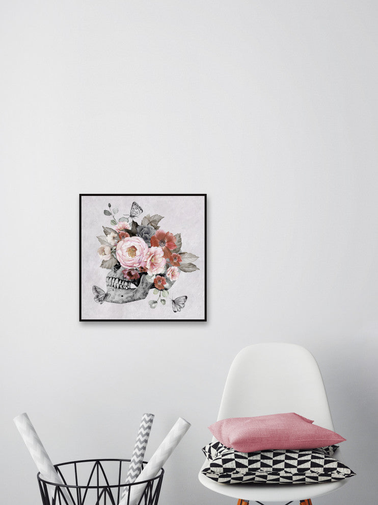 "Past Possessions" Floater Framed Painting Print on Canvas, 48x48