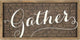 "Gather", Wall Plaque, 20X10