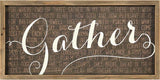 "Gather", Wall Plaque, 20X10