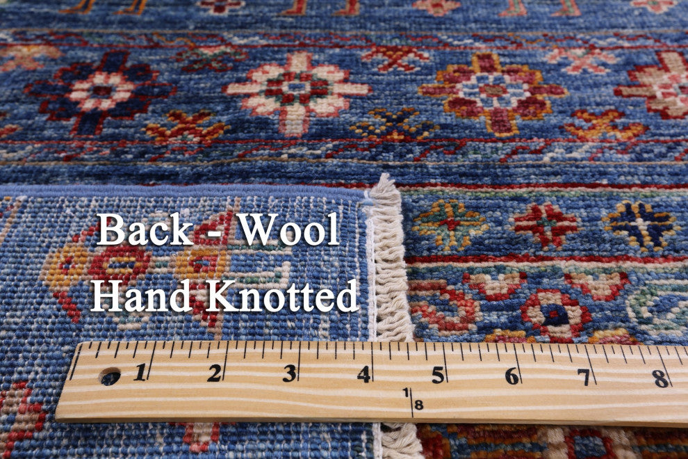 Hand Knotted Tribal Persian Gabbeh Wool Runner Rug 2' 8" X 9' 8" Q8194