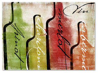 Color Bakery 'Wine Tasting I' Canvas Art, 19"x14"
