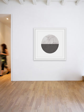 "Half Circle" Framed Painting Print