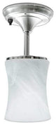 Modern Glass  Chrome Ceiling Light Fixture
