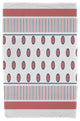 30x60" Center Stripe, Stripe Print Beach Towel, Coral