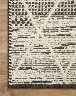 Loloi II Fabian Charcoal/Ivory 4'x6' Accent Rug