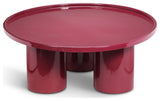 Eclat Sofia Enamel Coffee Table Plum